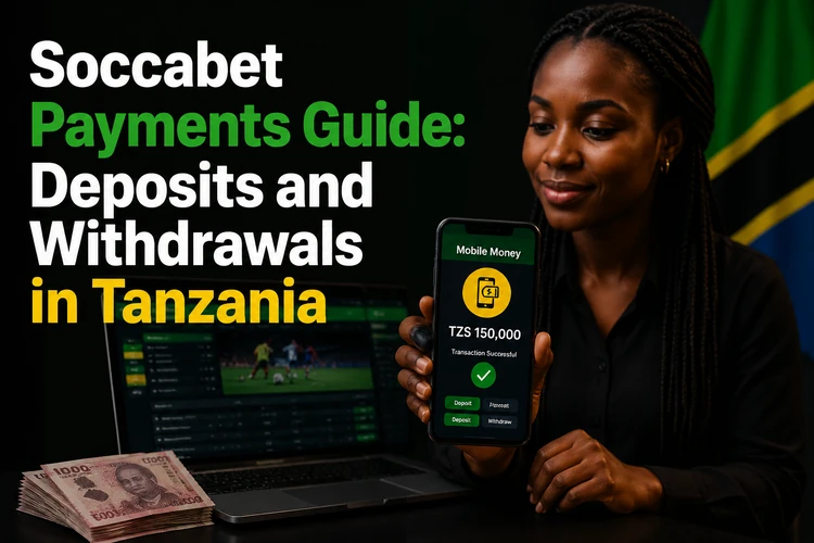 Soccabet Payments Guide: Deposits and Withdrawals in Tanzania